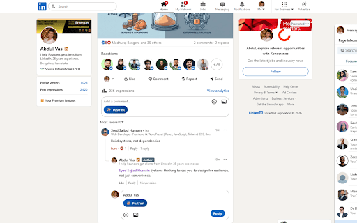 PostFast - LinkedIn Comment Assistant :: Generate professional LinkedIn comments with AI. Sign in for 100+ comments/month.