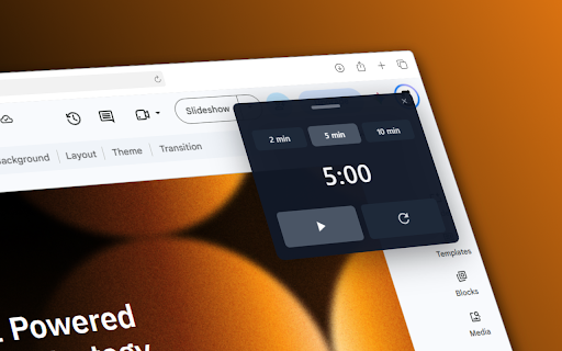 Floating Timer :: Toggle a floating countdown timer with a keyboard shortcut.