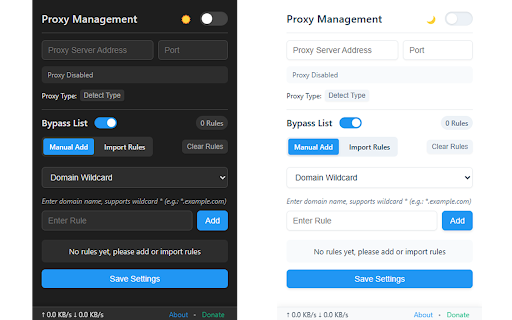 Proxy Management :: Support HTTP/SOCKS5 Proxy Management with auto-detection