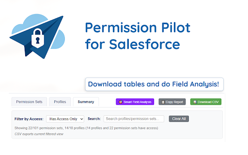 Permission Pilot for Salesforce :: Analyze Salesforce object permissions for System Administrators