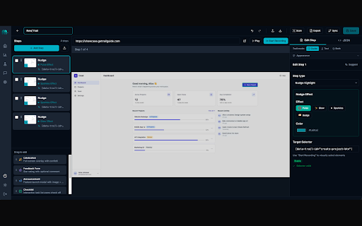 Trailguide Recorder :: Record product tour steps from any website for Trailguide