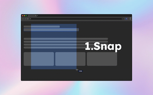 SnapIt :: Drag a selection box over a page and open every link inside it in new tabs.