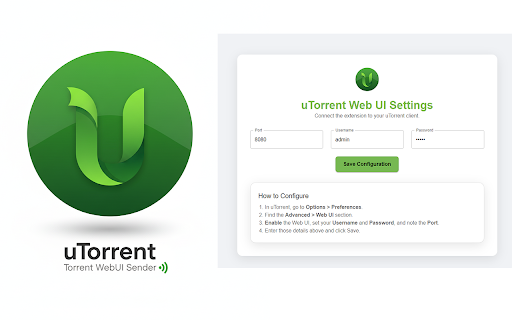 uTorrent | Torrent WebUI Sender :: The ultimate uTorrent helper! Find all links in a popup or right-click to send & choose the download folder instantly.