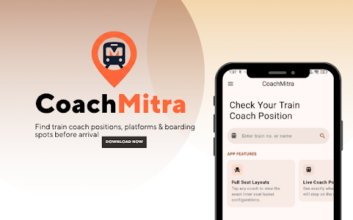 Coach Position - CoachMitra :: Find train coach positions, platforms & boarding spots before arrival.