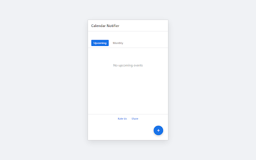 Calendar Popup Notifier :: Manage and track your upcoming events with a convenient toolbar popup and local notifications.