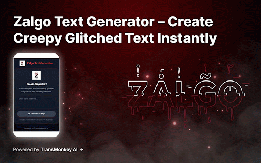 Zalgo Text Generator :: Create eerie, glitched Zalgo text for horror and meme content