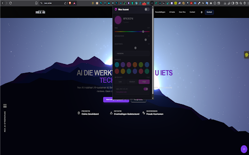 Nex Accent :: Apply a custom accent color theme to every website. Like Dark Reader, but for accent color.