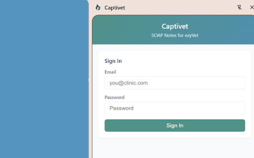 Captivet :: Import SOAP notes from Captivet into your veterinary PIMS