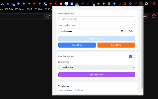 SubHub - Subscription Tracker :: Track, manage, and optimize your subscriptions effortlessly with SubHub. Stay on top of your expenses and avoid unwanted charges.