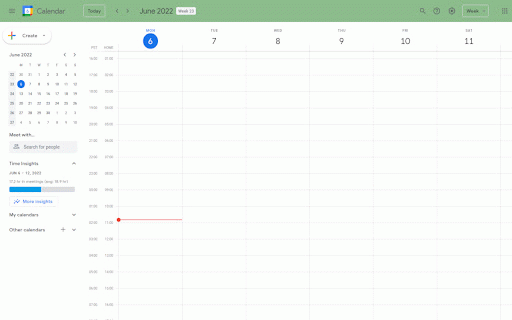 Calendar Current Week :: Visually marks current week at Google Calendar