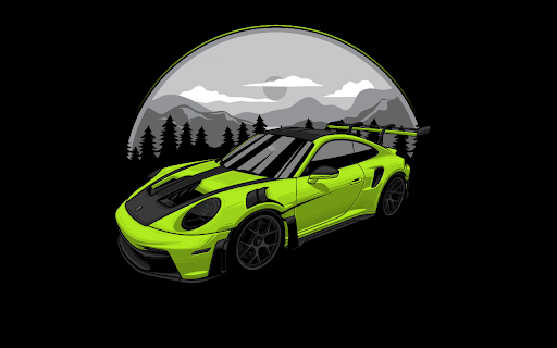 Green Porsche 911 GT3 RS Live Wallpaper :: Transform your new tab with stunning live HD wallpapers of the Green Porsche 911 GT3 RS, bringing speed and style to your brows...