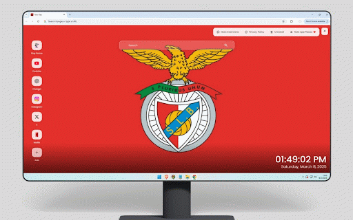 Benfica Wallpaper :: Show your passion for Benfica with a stunning wallpaper featuring the club’s emblem and colors.
