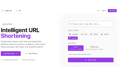 Path.am - Smart URL Shortener :: Instantly shorten any URL with Path.am's intent-aware link shortening. Get analytics, QR codes, and smart preview pages.