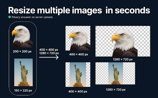 Bulk Image Resizer :: Use the Bulk Image Resizer app to bulk resize images, as photo resizer or image dimension converter, and work as pic size reducer.
