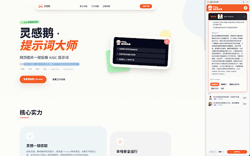 提示词大师 :: 右键网页图片,调用提示词大师服务反推提示词并自动复制。