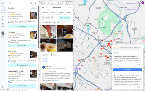 ReviewReply AI — Smart Responses for Google Reviews :: Generate professional review replies instantly with templates and on-device AI. Works right inside Google Maps.