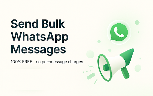 WAbulk: Whatsapp Bulk Message Sender :: WAbulk, WhatsApp bulk message sender helps you send personalized WhatsApp messages to multiple contacts directly from your browser.