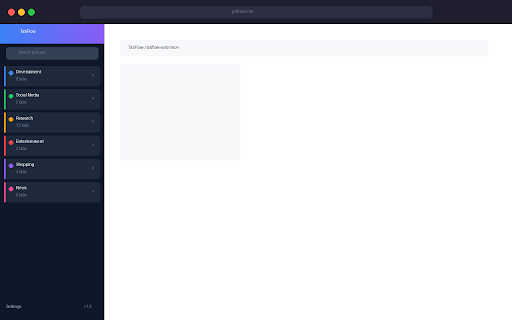 TabFlow - Tab Group Manager :: Manage Chrome tab groups with a sleek side panel. Switch, search, and auto-group tabs effortlessly.