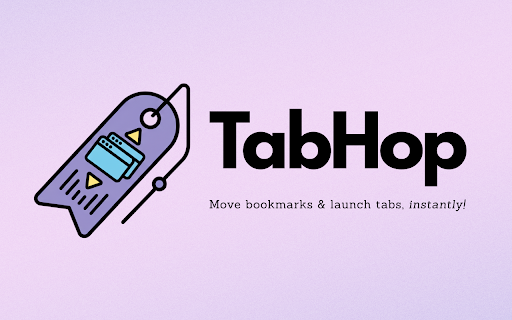 TabHop - Smart Bookmark & Tab Manager :: Import, clean, and organize bookmarks or open tabs in bulk—right in your browser. No accounts, no cloud, no fuss