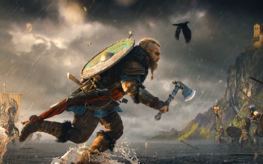 Assassin’s Creed Valhalla Eivor Live Wallpaper :: Transform your new tab with stunning HD live wallpapers of Eivor from Assassin’s Creed Valhalla for an epic experience.