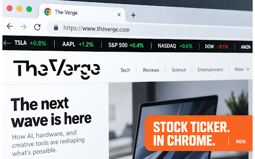Stock Ticker: Live Stock Market Prices :: See the stock market today at a glance with a slim live ticker of real-time prices on top of every page.