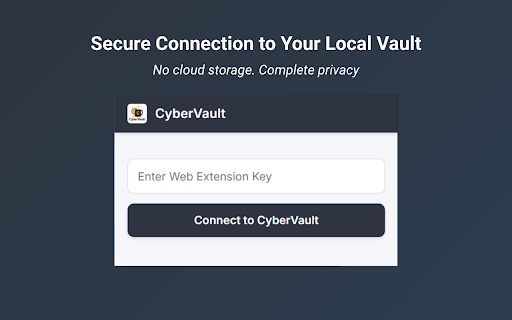 CyberVault Extension :: Secure password access for CyberVault