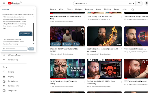 SageTube - YouTube AI Knowledge Base :: Turn YouTube videos into a searchable knowledge base. Add videos, search across content, and chat with AI about what you've watched.