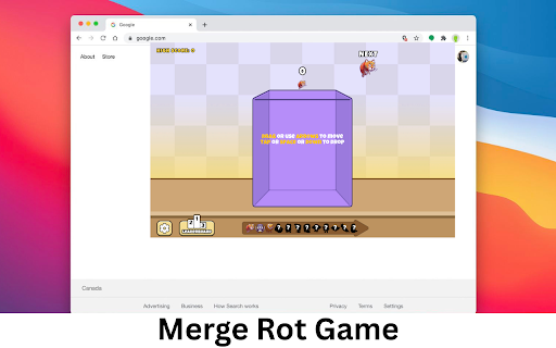 Merge Rot Game :: Now you can play Merge Rot right on Chrome™ Browser! Popup Version, Drop different items into a cup and watch them merge into bigger