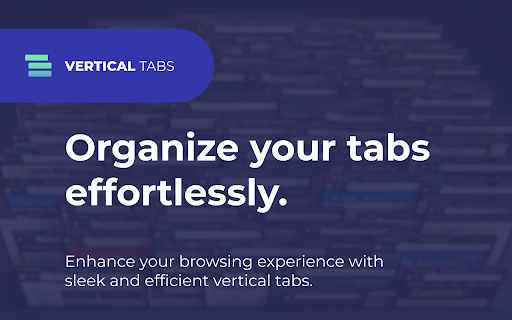 Vertical Tabs - Tab Manager :: Best vertical tabs extension. Sidebar, Vertical Tabs, Tab Manager, Tab groups