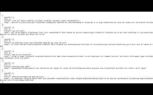 Auto JSON Formatter :: Automatically formats JSON API responses