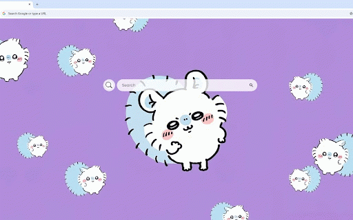 Momonga Chiikawa Live Wallpaper :: Adorable chiikawa momonga flying squirrels floating on dreamy purple background pattern.