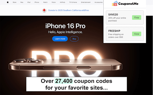 Coupons4Me :: Find and apply coupons while shopping online
