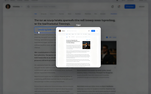 Prelook :: Preview links on hover — no click needed. Instant-load warmup, reader mode, selection search, risky-link hints
