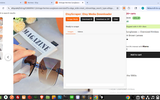 EtsyScraper: Etsy Media Downloader :: EtsyScraper: Etsy Image & Video Downloader
