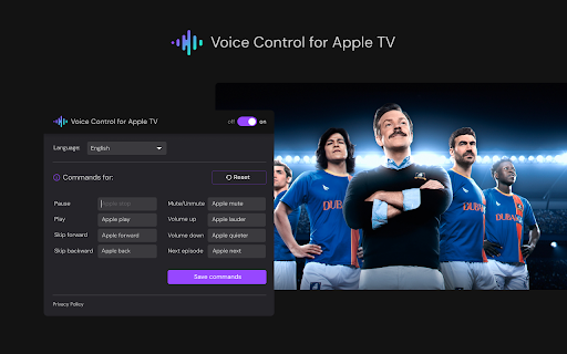 Voice Control for Apple TV :: 🔊Voice Control for Apple TV 🚀 Play, pause, fast-forward, and more, all without lifting a finger! 🙌🎬