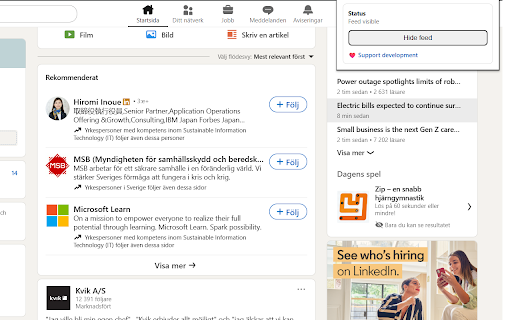 LinkedIn Feed Blocker :: Hide the LinkedIn feed with a single toggle.