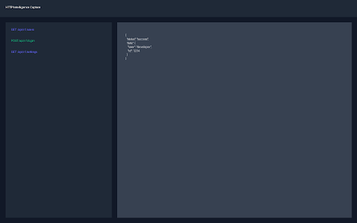HTTP Intelligence Capture :: HTTP/API inspection extension