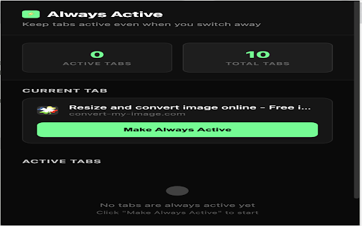 TabRevive – Keep Tabs Alive :: Ultimate tab keep-alive extension with undetectable stealth mode and performance monitoring