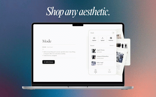 Mode - AI Fashion Stylist :: Capture a feeling you can curate but can't describe.