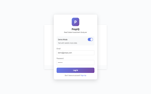 PropIQ - Property Investment Analyzer :: AI-powered real estate investment analysis on Zillow. Analyze properties instantly with cash flow, ROI, and deal scoring.