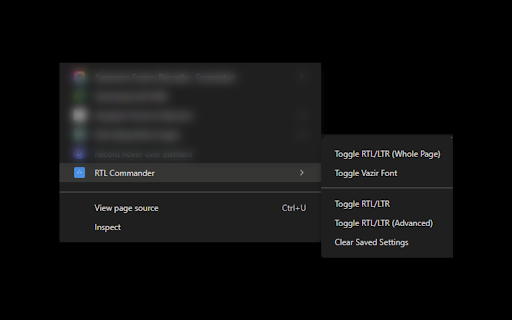 RTL Commander :: Toggle RTL/LTR direction for websites