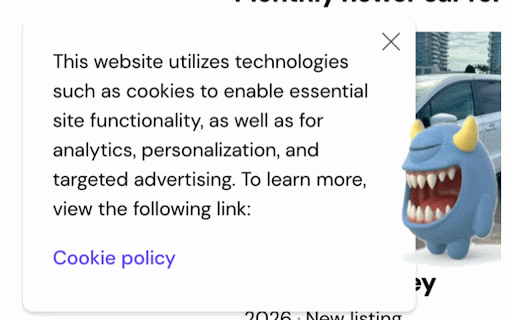 Cookie Muncher :: Automatically handles cookie consent banners. Choose your preference and let Cookie Muncher do the rest.