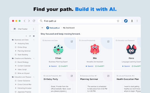 find-path.ai :: find-path.ai is an AI collaboration platform for building structured AI partners, workflows, and reusable outcomes.