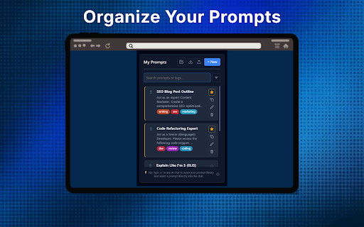 AI Prompt Manager :: Manage and inject prompts across multiple AI platforms.