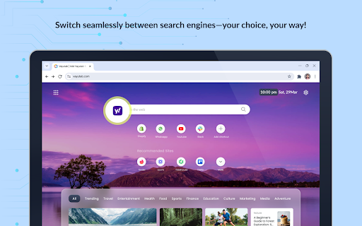 Vayutab :: At Vayutab, access the best of the internet—latest news, weather, web search, mail, and more, curated for you.