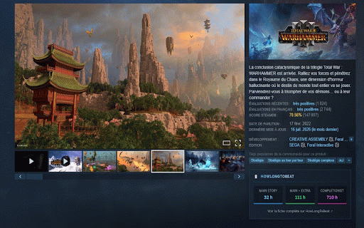 HowLongToBeat for Steam :: Display HowLongToBeat completion times directly on Steam game pages.