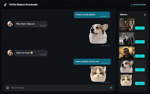 TikTok Stickers Downloader :: Download TikTok stickers easily in original quality