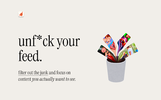 fixmyfeed :: take control of your youtube feed.