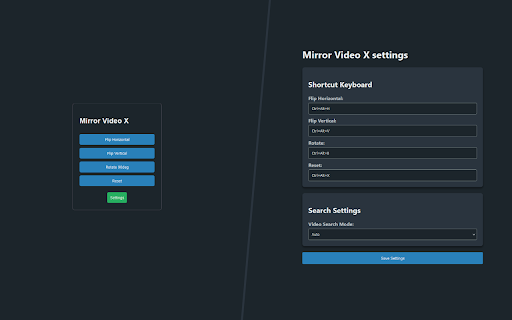 Mirror Video X :: Easily flip or rotate videos with a click! Customizable keyboard shortcuts and user-friendly interface.