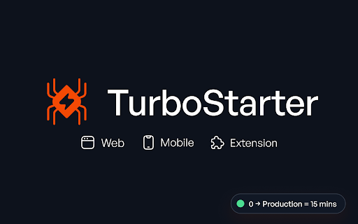 TurboStarter :: TurboStarter is your all-in-one toolkit to quickly build scalable web, mobile, and browser extension applications. With built-in AI…